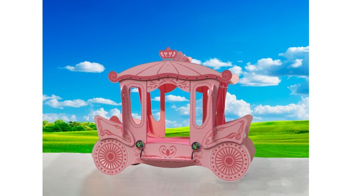 B122P Oueenie Carriage Bed